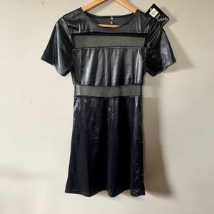 Canina black body con dress NWT